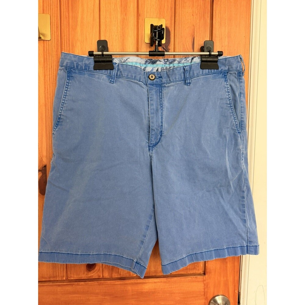 Tommy Bahama Boracay Chino Shorts Blue Size 38 Regular Beach Vacation